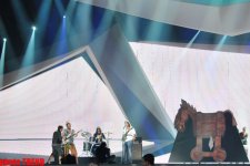 В "Baku Crystal Hall" состоялась первая репетиция участника «Евровидения 2012» (фотосессия)