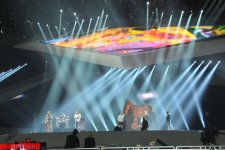 В "Baku Crystal Hall" состоялась первая репетиция участника «Евровидения 2012» (фотосессия)