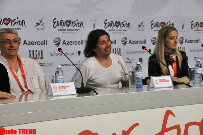 Состоялась пресс-конференция черногорского участника "Евровидения" (фотосессия)