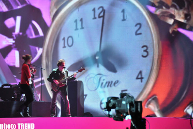 В Баку прошла репетиция израильских участников "Евровидения-2012" (ФОТО)