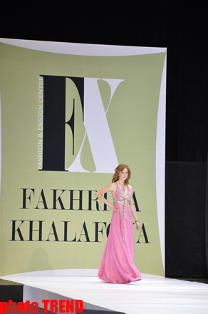 В Баку состоялось дефиле Фахрии Халафовой, посвященное «Евровидению 2012» (фотосессия)