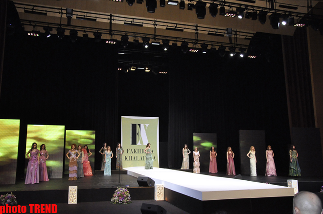 В Баку состоялось дефиле Фахрии Халафовой, посвященное «Евровидению 2012» (фотосессия)