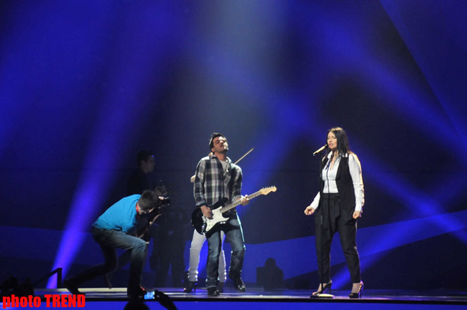 В Баку прошла репетиция участницы "Евровидения" от Македонии (ФОТО)