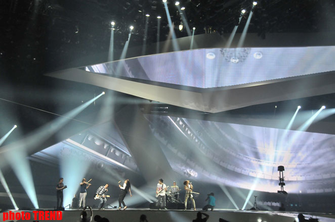 В Баку прошла репетиция участницы "Евровидения" от Македонии (ФОТО)