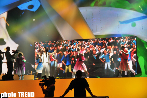 В Баку прошла репетиция украинской участницы "Евровидения-2012" (ФОТО)