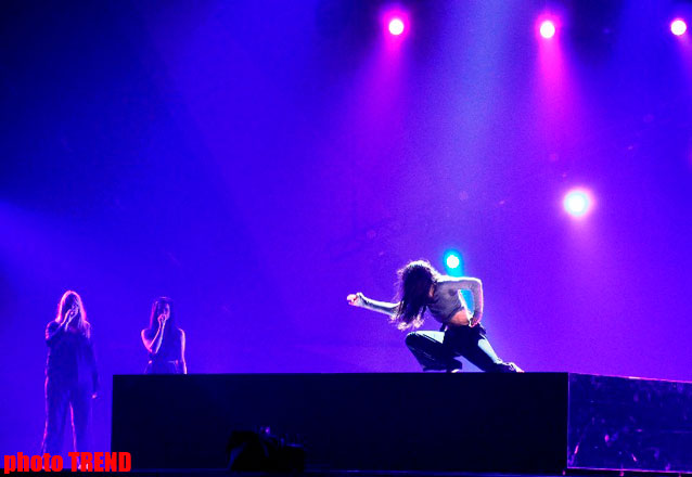 Фаворит "Евровидения-2012" на сцене "Baku Crystal Hall"  (ФОТО)