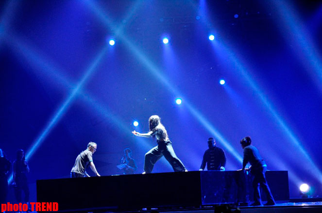 Фаворит "Евровидения-2012" на сцене "Baku Crystal Hall"  (ФОТО)