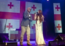 Сабина Бабаева и Анри Джохадзе зажгли на вечере Georgian Party  (фотосессия)