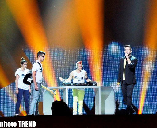 В Баку прошла репетиция участника "Евровидения" от Мальты (ФОТО)