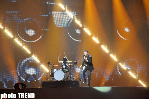 В Баку прошла репетиция участника "Евровидения" от Мальты (ФОТО)