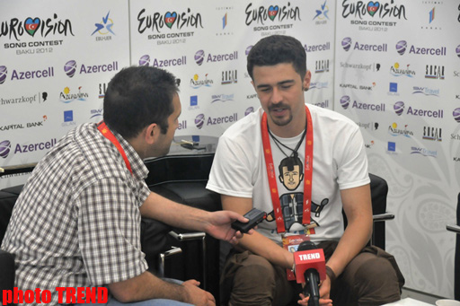 Путешественник и гурман в Баку – представитель Молдовы на "Евровидении 2012" (эксклюзив, фото)