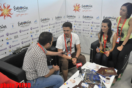 Путешественник и гурман в Баку – представитель Молдовы на "Евровидении 2012" (эксклюзив, фото)