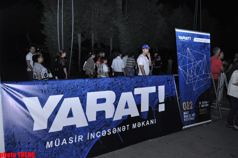 Организация YARAT! представила проект-3D-mapping Мехти Мамедова "Нефть" (ФОТО)