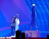 Репетиция представительницы Франции Анггун в "Baku Crystal Hall" (ФОТО)