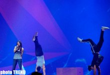 Репетиция представительницы Франции Анггун в "Baku Crystal Hall" (ФОТО)