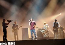 Финалист "Евровидения 2012"  Роман Лоб на сцене "Baku Crystal Hall" (фотосессия)