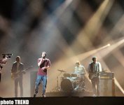 Финалист "Евровидения 2012"  Роман Лоб на сцене "Baku Crystal Hall" (фотосессия)