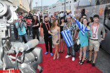 Грандиозная церемония открытия "Евровидения 2012" в "Евроклубе" - звезды на красной дорожке  (фотосессия)