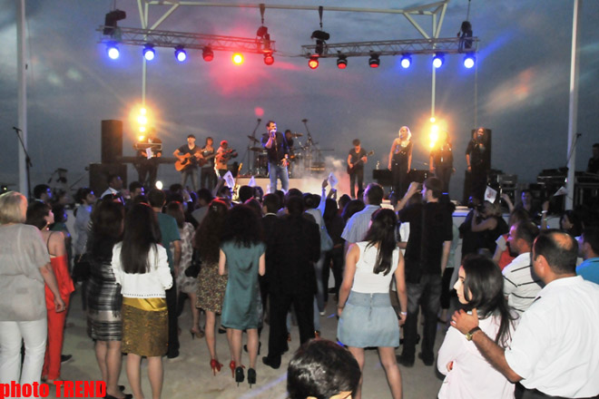 В Баку прошла вечеринка российских представителей на "Евровидении" (ФОТО)