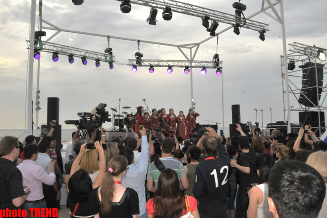 В Баку прошла вечеринка российских представителей на "Евровидении" (ФОТО)