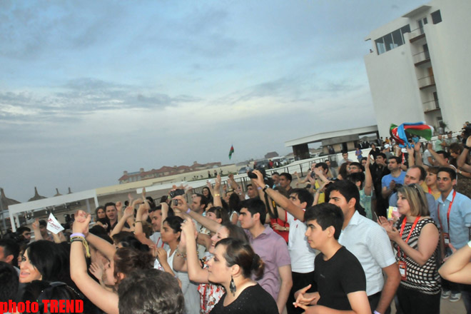 В Баку прошла вечеринка российских представителей на "Евровидении" (ФОТО)