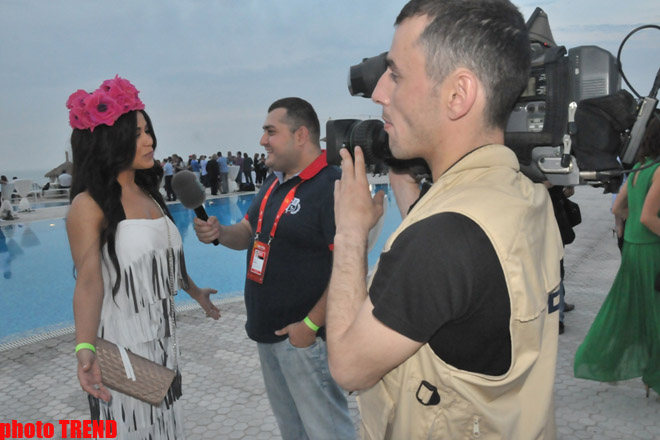 В Баку прошла вечеринка российских представителей на "Евровидении" (ФОТО)