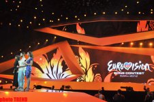 Участники "Евровидения 2012" в сценическом наряде провели открытую репетицию – первый полуфинал (фотосессия)