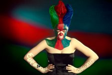 Аян Бабакишиева реализовала креативный проект - "Огненный цветок" и "Light your fire" (фотосессия)