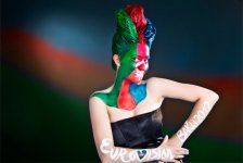 Аян Бабакишиева реализовала креативный проект - "Огненный цветок" и "Light your fire" (фотосессия)