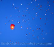 Сотни горящих фонариков в небе Баку (фотосессия, видео)