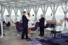 Ильхам Алиев и его супруга приняли участие в открытии Бакинского фуникулера и подземного перехода (ФОТО)