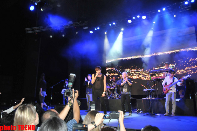 Нигяр Джамал и Дима Билан презентовали в Баку клип "Обними меня" (фотосессия)