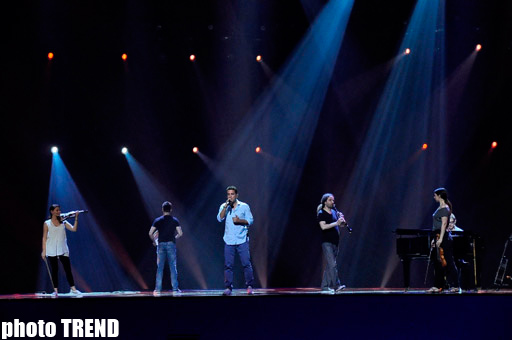 В "Baku Crystal Hall" прошла открытая репетиция финалистов «Евровидения-2012» (ФОТО)