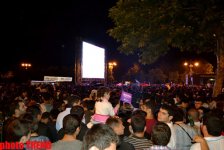 Ночной Баку отмечает финал «Евровидения-2012» (ФОТО)