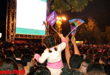 Ночной Баку отмечает финал «Евровидения-2012» (ФОТО)