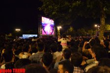 Ночной Баку отмечает финал «Евровидения-2012» (ФОТО)