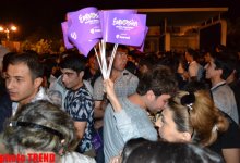 Ночной Баку отмечает финал «Евровидения-2012» (ФОТО)