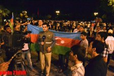 Ночной Баку отмечает финал «Евровидения-2012» (ФОТО)