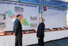 Ильхам Алиев принял участие в открытии Нахчыванского  цементного завода (ФОТО)