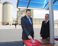 Ильхам Алиев принял участие в открытии Нахчыванского  цементного завода (ФОТО)
