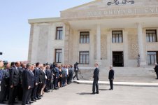 Ильхам Алиев в рамках визита в Нахчыванскую АР прибыл в Кенгерлинский район (ФОТО)