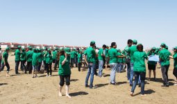 Состоялся субботник по очистке пляжной зоны в поселке Шувелян (фото)