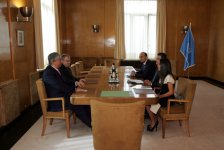 Вице-президент Фонда Гейдара Алиева Лейла Алиева провела встречи в офисах международных организаций в Женеве (ФОТО)