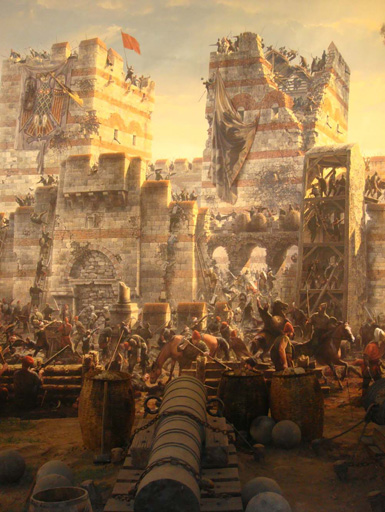 Делегация из Азербайджана посетила в Стамбуле уникальный музей "Панорама 1453" (фотосессия)