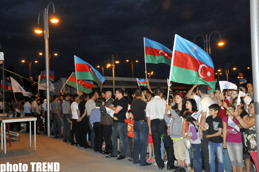 Молодежное объединение партии "Ени Азербайджан" организовало концерт "Гейдар Алиев: От спасения к прогрессу" (ФОТО)