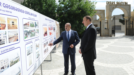 Президент Азербайджана ознакомился с парком Гейдара Алиева в поселке Бадамдар после реконструкции (ФОТО)