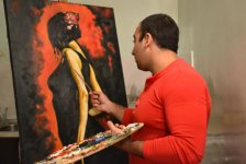 В Баку откроется выставка работ мастера спорта по вольной борьбе Джейхуна Абдуллаева (фото)