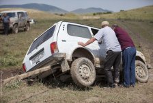 В Азербайджане определились победители соревнования внедорожников (фотосессия)