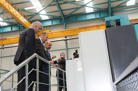 Президент Азербайджана принял участие в открытии Гарадагского завода металлических конструкций (ФОТО)