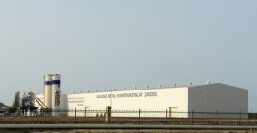 Президент Азербайджана принял участие в открытии Гарадагского завода металлических конструкций (ФОТО)